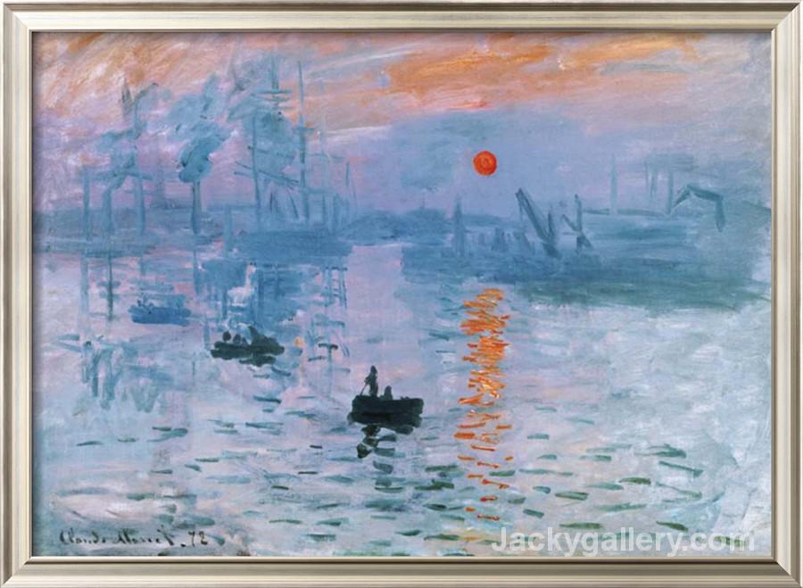 Impression Soleil Levant by Claude Monet paintings reproduction